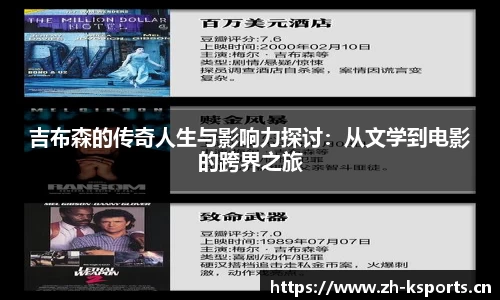 吉布森的传奇人生与影响力探讨：从文学到电影的跨界之旅